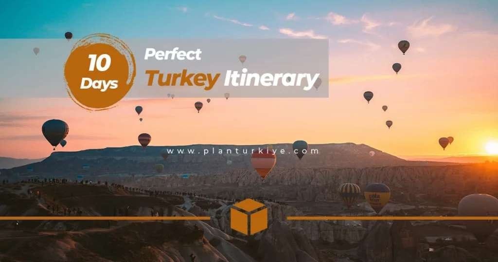 turkey itinerary